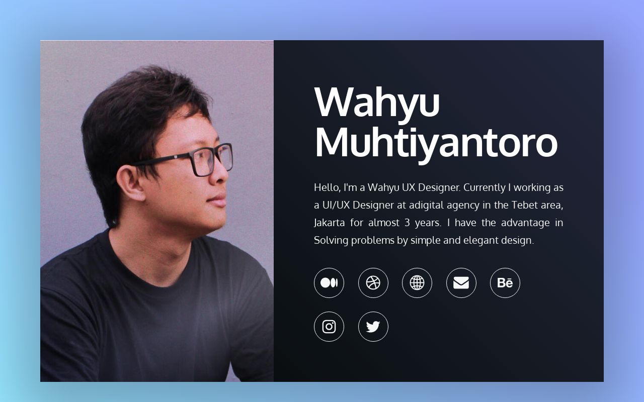 Carrd profile picture for @wahyu